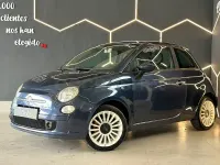 Usado Fiat 500 Pop 69 CV (50 kW) 2009 Azul Descapotable
