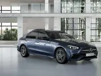 Usado Mercedes C200 207 CV (152 kW) 2022 Azul Berlina