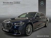 Usado Mercedes S450 AMG line 371 CV (272 kW) 2023 Azul Berlina
