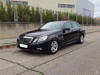 Usado Mercedes E220 Elegance 170 CV (125 kW) 2009 Negro Berlina