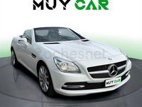 Usado Mercedes SLK250 204 CV (150 kW) 2015 Blanco Descapotable