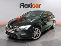 Usado Seat Leon FR 125 CV (91 kW) 2018 Negro Berlina