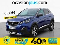 Usado Peugeot 3008 GT-line 130 CV (95 kW) 2020 Azul SUV