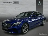 Usado Mercedes C200 160 CV (117 kW) 2020 Azul Berlina