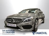 Usado Mercedes C220 Avantgarde 170 CV (125 kW) 2016 Gris Berlina