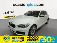 Usado BMW 118 Sport Line 136 CV (100 kW) 2016 Blanco Utilitario