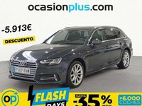Usado Audi A4 S-Line 170 CV (125 kW) 2018 Gris Familiar