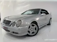 Usado Mercedes CLK230 Avantgarde 197 CV (144 kW) 2000 Gris / plata Descapotable