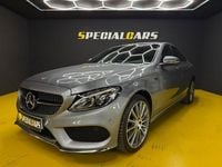 Usado Mercedes C400 AMG line 333 CV (244 kW) 2015 Gris / plata Berlina