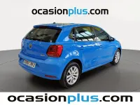 Usado VW Polo 75 CV (55 kW) 2016 Azul Utilitario