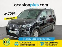 Usado Peugeot Rifter Allure 130 CV (95 kW) 2019 Negro Monovolumen