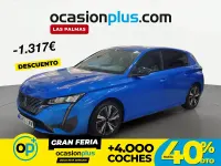 Usado Peugeot 308 Allure 130 CV (95 kW) 2022 Azul Berlina