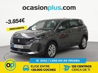 Usado Peugeot 5008 Active 130 CV (95 kW) 2021 Gris Monovolumen