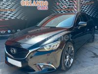 Usado Mazda 6 Luxury 150 CV (110 kW) 2015 Negro Familiar