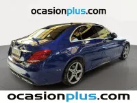 Usado Mercedes C220 AMG 170 CV (125 kW) 2018 Azul Berlina