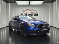 Usado Mercedes C63 AMG 476 CV (350 kW) 2019 Azul Coupe
