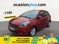 Usado Ford Ka Ultimate 85 CV (62 kW) 2018 Rojo Berlina