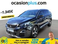 Usado Peugeot 5008 GT-line 131 CV (96 kW) 2019 Negro SUV