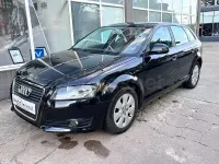 Usado Audi A3 Ambiente 105 CV (77 kW) 2009 Negro Utilitario