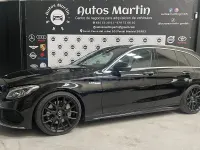 Occasion Mercedes C250 AMG line 204 PK (150 kW) 2016 Zwart Stationwagen