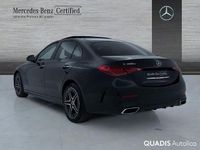 Usado Mercedes C300e AMG line 313 CV (230 kW) 2023 Negro obsidiana