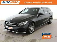 Usado Mercedes C220 170 CV (125 kW) 2016 Negro Familiar