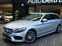 Usado Mercedes C220 170 CV (125 kW) 2017 Plateado Familiar