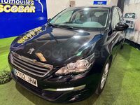 Usado Peugeot 308 Style 130 CV (95 kW) 2015 Negro Berlina