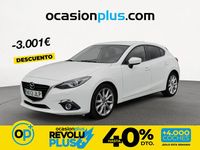 Usado Mazda 3 Luxury 150 CV (110 kW) 2016 Blanco Berlina