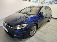 Usado VW Golf VII R-line 150 CV (110 kW) 2019 Azul Familiar