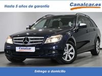 Usado Mercedes C220 170 CV (125 kW) 2008 Azul Familiar