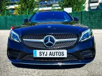 Usado Mercedes C180 AMG line 156 CV (114 kW) 2020 Negro Familiar