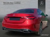 Usado Mercedes C220 200 CV (147 kW) 2023 Rojo Berlina