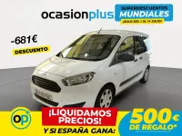 Usado Ford Tourneo Courier Ambiente 100 CV (73 kW) 2017 Blanco Monovolumen