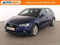 Usado Audi A3 Attraction 110 CV (80 kW) 2016 Azul Berlina