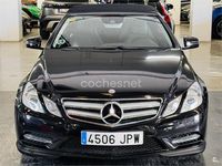 Usado Mercedes E350 Avantgarde 265 CV (194 kW) 2013 Negro Descapotable