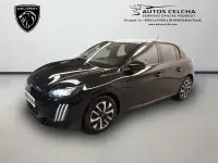 Usado Peugeot 208 Active 100 CV (73 kW) 2024 Negro Utilitario