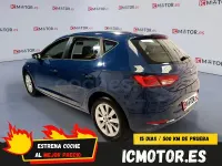 Usado Seat Leon Style 130 CV (95 kW) 2019 Azul Berlina