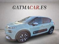 Usado Citroën C3 Feel 82 CV (60 kW) 2018 Azul Utilitario