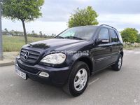 Usado Mercedes ML270 163 CV (119 kW) 2004 Negro SUV