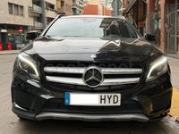 Usado Mercedes GLA220 AMG line 170 CV (125 kW) 2014 Negro SUV