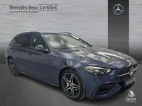 Usado Mercedes C220 AMG line 200 CV (147 kW) 2025 Azul sodalita Familiar