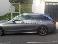 Usado Mercedes C220 AMG line 170 CV (125 kW) 2016 Gris / plata Familiar