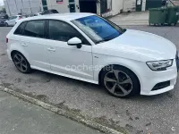 Usado Audi A3 116 CV (85 kW) 2017 Blanco Berlina