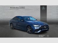 Usado Mercedes C220 AMG line 200 CV (147 kW) 2025 Azul Berlina
