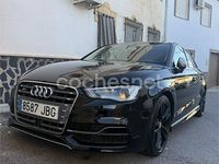Usado Audi S3 300 CV (220 kW) 2014 Negro Berlina