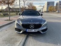 Usado Mercedes C220 AMG line 170 CV (125 kW) 2016 Gris / plata Coupe