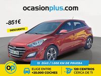 Usado Hyundai i30 GO! 100 CV (73 kW) 2017 Rojo