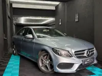 Usado Mercedes C220 AMG line 170 CV (125 kW) 2016 Gris / plata Berlina