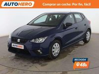 Usado Seat Ibiza Reference 80 CV (58 kW) 2018 Azul Berlina